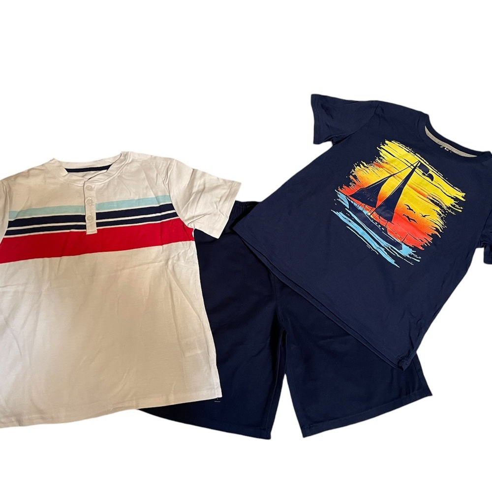 Boys Free Style Bundle 2 Shirts and 1 Shorts-NWOT Size 10
